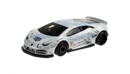 Машинка Базова Hot Wheels LB-Works Lamborghini Huracan Coupe Mad Mike Speed Graphics 1:64 GRX61 Grey - Retromagaz, image 2