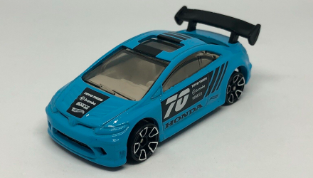 Тематическая Машинка Hot Wheels Honda Civic Si Honda 70th Anniversary 1:64 FKD26 Light Blue - Retromagaz, image 2