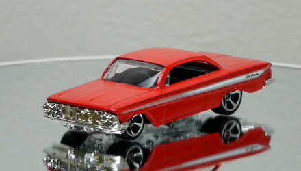 Машинка Базовая Hot Wheels 5шт '61 Impala / Ford GT-40 / Gran Torino  / Lancer Evolution / Nissan 350Z Fast & Furious 1:64 GTN40 Green - Retromagaz, image 2