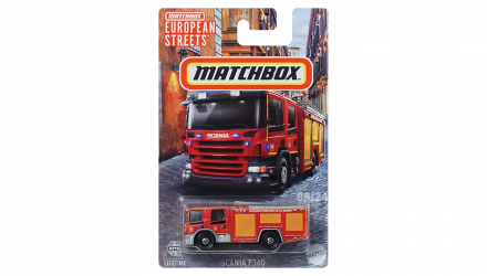 Тематична Машинка Matchbox Scania P 360 European Streets 1:64 HVV05/HVV33 Red - Retromagaz, image 1