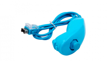 Контролер Дротовий RMC Wii Nunchuk Light Blue 1m Новий - Retromagaz, image 3