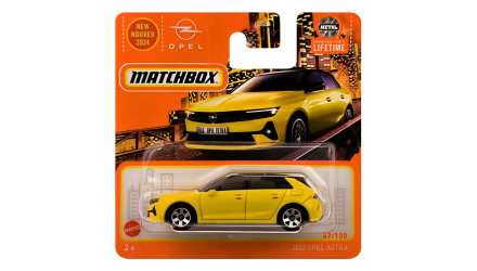 Машинка Большой Город Matchbox Opel 2022 Opel Astra Metro 1:64 HVN33 Yellow - Retromagaz, image 5