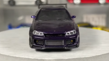 Машинка Premium MINI GT Nissan Skyline GT-R (R34) Tommykaira R-z 1:64 Purple - Retromagaz, image 5