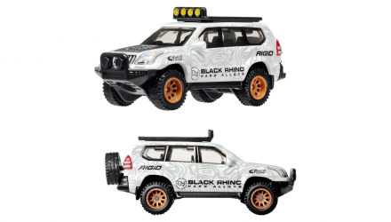 Машинка Premium Hot Wheels 2шт Toyota Land Cruiser Prado / Mercedes-Benz Sprinter Tourer 2-Packs 1:64 HRR76 White - Retromagaz, image 1