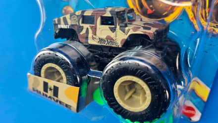 Машинка-Внедорожник Hot Wheels Humvee Monster Truck Crash Legends 1:64 HKM39 Tan - Retromagaz, image 4