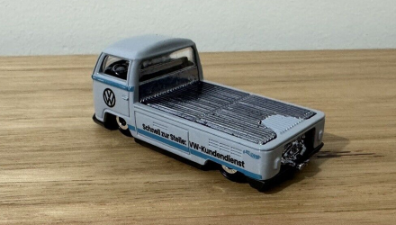 Машинка Базовая Hot Wheels Volkswagen T2 Pickup Hot Trucks 1:64 HTD04 Grey - Retromagaz, image 2