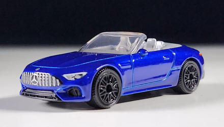 Машинка Велике Місто Matchbox Mercedes-AMG SL 63 Highway 1:64 HKW29/HLD46 Blue - Retromagaz, image 2