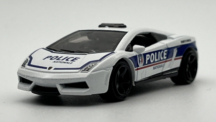 Тематическая Машинка Matchbox Lamborghini Gallardo Police France 1:64 HBL08 White - Retromagaz, image 2