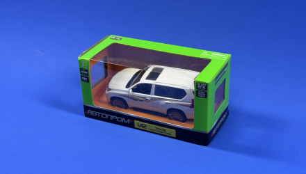 Машинка Автопром Toyota Land Cruiser Prado 1:43 White - Retromagaz, image 1