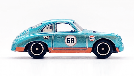 Машинка Базовая Hot Wheels Porsche 356 Outlaw	Gulf Super Treasure Hunt STH Speed Graphics 1:64 GTD08 Blue - Retromagaz, image 3