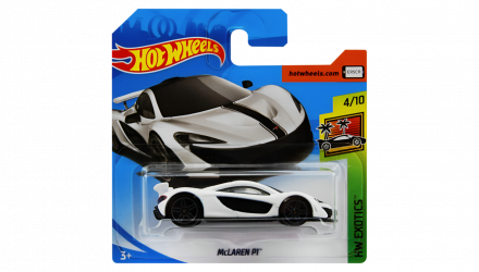 Машинка Базовая Hot Wheels McLaren P1 Exotics 1:64 FJY00 White - Retromagaz, image 1