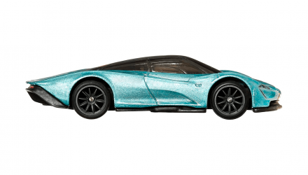 Машинка Premium Hot Wheels McLaren Speedtail Exotic Envy 1:64 HCJ92 Metallic Blue - Retromagaz, image 4