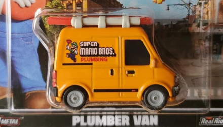 Машинка Premium Hot Wheels Nintendo The Super Mario Bros. Movie Plumber Van Rep. Entertainment 1:64 HKC19 Orange - Retromagaz, image 2