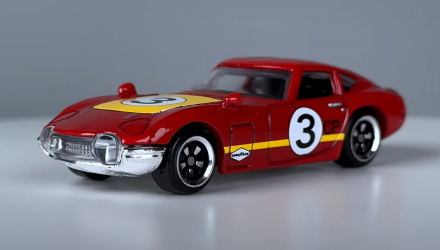 Тематична Машинка Hot Wheels Toyota 2000GT Vintage Racing Club 1:64 HRT81/HRV07 Red - Retromagaz, image 2