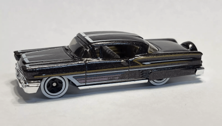 Машинка Базовая Hot Wheels '58 Impala Rod Squad 1:64 HYX38 Black - Retromagaz, image 1