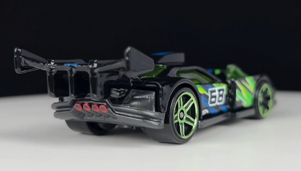 Тематична Машинка Hot Wheels GT Hunter Neon Speeders 1:64 HLH72/HLH77 Black - Retromagaz, image 3