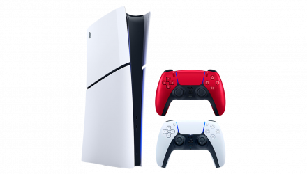 Набор Консоль Sony PlayStation 5 Slim Digital Edition 1TB White Новый + Геймпад Беспроводной DualSense Volcanic Red - Retromagaz, image 1