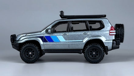 Машинка Premium Hot Wheels 2005 Toyota Land Cruiser Prado Off-Road 1:64 HKC70 Grey - Retromagaz, image 4