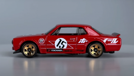 Тематическая Машинка Hot Wheels Nissan Skyline HT 2000GT-X J-Imports 1:64 HWR57/HRT01 Red - Retromagaz, image 4