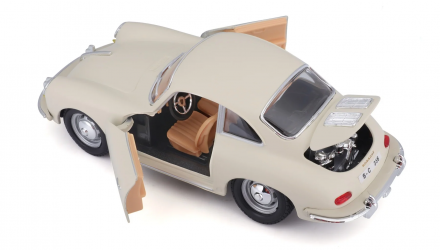 Машинка Bburago 1961 Porsche 356B 1:24 White - Retromagaz, image 3