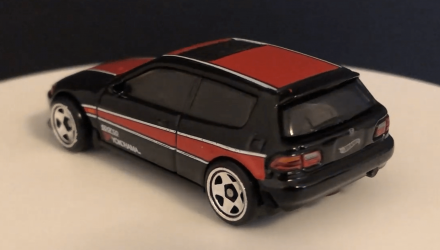 Тематическая Машинка Hot Wheels '92 Honda Civic EG '90s Street Scene 1:64 JCB56 Black - Retromagaz, image 2