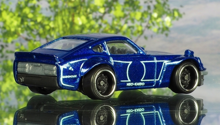 Машинка Базова Hot Wheels Custom Datsun 240Z Nightburnerz 1:64 FJX64 Blue - Retromagaz, image 3