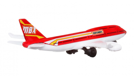 Тематична Машинка Matchbox Boeing 747-400 Sky Busters 1:64 HHT34/HVM44 White - Retromagaz, image 3