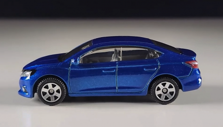 Машинка Большой Город Matchbox 2016 Nissan Sentra Metro 1:64 HLC53 Blue - Retromagaz, image 4