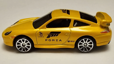 Тематична Машинка Hot Wheels Porsche 911 GT3 Forza 1:64 HLK28 Yellow - Retromagaz, image 4