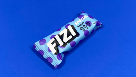 Батончик Fizi Special Berry Pie у Рожевому Шоколаді 45g - Retromagaz, image 1