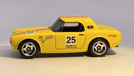 Машинка Базовая Hot Wheels Honda S800 Racing Race Day 1:64 HRY58 Yellow - Retromagaz, image 3