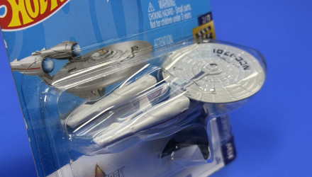 Машинка Базова Hot Wheels Star Trek U.S.S. Enterprise NCC-1701 Screen Time 1:64 HTB32 White - Retromagaz, image 3