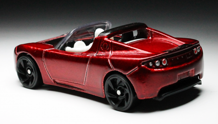 Машинка Базовая Hot Wheels Tesla Roadster With Starman Space 1:64 FYD29 Red - Retromagaz, image 4