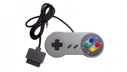 Набор Консоль Nintendo SNES FAT Europe Light Grey Б/У + Геймпад Проводной RMC Grey 1.5m Новый 2 шт - Retromagaz, image 2