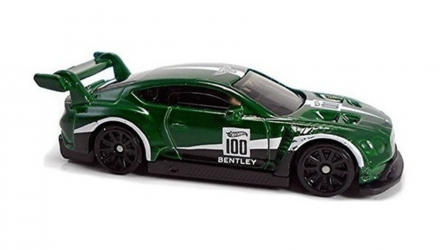 Машинка Базовая Hot Wheels 2018 Bentley Continental GT3 Race Day 1:64 GRX93 Green - Retromagaz, image 4