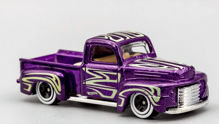 Машинка Базовая Hot Wheels '49 Ford F1 Hot Trucks 1:64 GRY95 Purple - Retromagaz, image 2