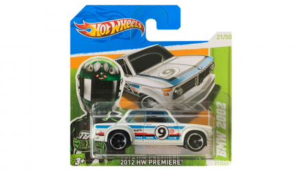 Машинка Базовая Hot Wheels BMW 2002 BMW 1:64 V5601 White - Retromagaz, image 1