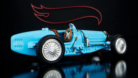 Машинка Premium Hot Wheels Bugatti Type 59 Elite 64 1:64 HNJ62 Blue - Retromagaz, image 2