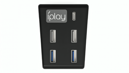 Адаптер iPlay PlayStation 5 Fat USB Type-C Hub Black Новий - Retromagaz, image 1