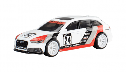 Машинка Premium Hot Wheels '17 Audi RS 6 Avant Forza Horizon 1:64 HVJ47 White - Retromagaz, image 1