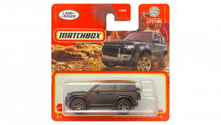 Машинка Велике Місто Matchbox 2020 Land Rover Defender Off-Road 1:64 HVP11 Black - Retromagaz, image 1