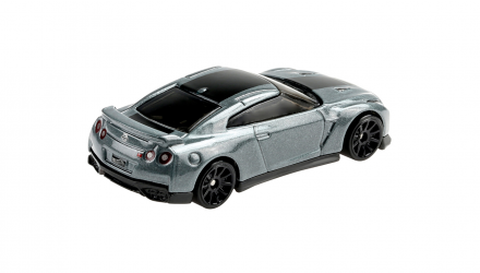 Машинка Базова Hot Wheels '17 Nissan GT-R (R35) Then and Now 1:64 GTC70 Grey - Retromagaz, image 3