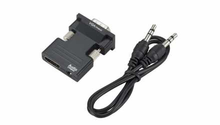 Адаптер Congdi VGA - HDMI + 3.5 Jack - Retromagaz, image 2