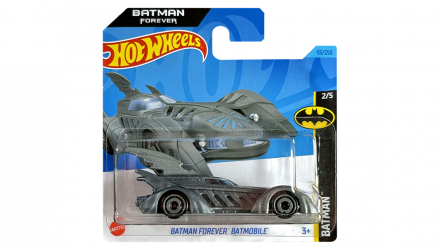 Машинка Базовая Hot Wheels Batman Forever Batmobile Batman 1:64 HKJ73 Grey - Retromagaz, image 1