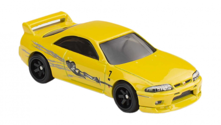 Машинка Premium Hot Wheels Nissan Skyline GT-R (BCNR33) Fast & Furious 1:64 HCP26 Yellow - Retromagaz, image 2