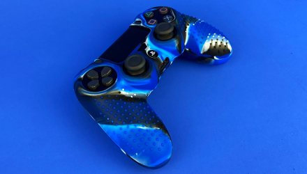 Чехол Силиконовый RMC PlayStation 4 Blue Camouflage Новый - Retromagaz, image 1