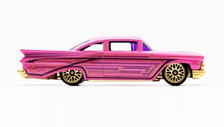 Машинка Базова Hot Wheels '59 Chevy Impala Chevy Bel Air 1:64 HCV08 Pink - Retromagaz, image 4