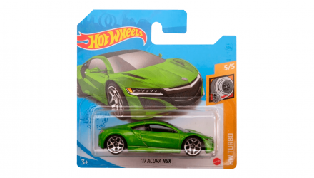 Машинка Базовая Hot Wheels '17 Acura NSX Turbo 1:64 GTC58 Green - Retromagaz, image 1