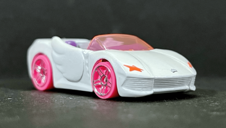 Машинка Базова Hot Wheels Barbie Extra Screen Time 1:64 HKH11 White - Retromagaz, image 2