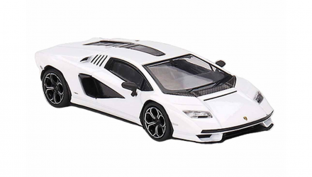 Машинка Premium MINI GT Lamborghini Countach 1:64 White - Retromagaz, image 2